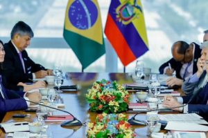 Sin sesgos ideológicos, Noboa y Lula acuerdan cooperación comercial y en seguridad