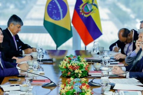Sin sesgos ideológicos, Noboa y Lula acuerdan cooperación comercial y en seguridad